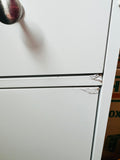 NEW Assembled, SoBuy White Bathroom Cabinet Bathroom Shelf Bathroom Tall Cabinet Cupboard Note: Has a few scuff spots from transport as shown in pics, could be touched up doesn't affect its use!