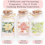 New Renew & Refresh Spa Bath Salts Gift Set for Women, Foot Spa Kit with Epsom Salt, Foot Soak Lemon Essential Oil & Moisturize Foot Lotion,