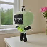 NEW 1pc Cute Plush Doll - Soft Green & Black Retro Plush with Expressive Eyes & Poseable Arms, Hugging Body Design, Filled Stuffed Animal Bedtime, Birthday & Christmas Gifts, Party Favors, Cozy Companion (Hand Wash Only) - Ideal &, Mini Teddy Bear