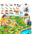 NEW, BEEBEERUN Kids Dinosaur Toys w/ Activity Play Mat