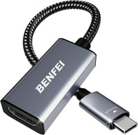 New BENFEI USB C to HDMI Adapter, USB Type-C to HDMI Adapter [Thunderbolt 3/4 Compatible] with iPhone 15 Pro/Max, MacBook Pro/Air 2023, iPad Pro, iMac, S23, XPS 17, Surface Book 3 and More