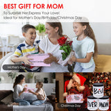 New Best Mom Ever Scented Candles Set of 3, natural soy wax in reusable jars, 50 Hour Burn time! Includes Lavender, Vanilla & Jasmine 7 oz Each!