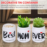 New Best Mom Ever Scented Candles Set of 3, natural soy wax in reusable jars, 50 Hour Burn time! Includes Lavender, Vanilla & Jasmine 7 oz Each!