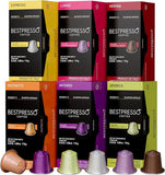 New Retails $43+ sealed Bestpresso Coffee for Nespresso Original Machine 120 pods Certified Genuine Espresso Variety Pack Pods Compatible with Nespresso Original