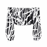 NEW EHQJNJ 2 Piece Black & White Maxi Skirt & Crop Peasant top Temperament Elegant Print Trendy Long, Sz S