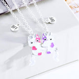 New DOYYCA Best Friend Necklace Gifts Magnetic Matching Friendship Necklace for 2 Girls BFF Sister