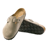 NEW with tags! Men's Birkenstock Boston Suede Clogs, Sz 11, Beige! Retails $278! Birkenstocks most sought-after clog