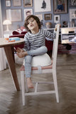 New Retails $65+ Baby Bjorn - Booster Seat in White! Easy to take with you and fits most chairs—discover our booster seat for little dinner guests!