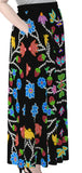 New Retail $125+ Black Chippewa Floral Skirt w/ Lining & Pockets Sz 2X