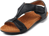 NEW Women's Ortho Comfortable Black Sandals, non slip design, perfect for all summer activities - Sz 9.5