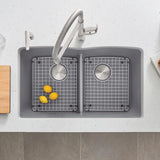 New Blanco Diamond U 2 Bowl Undermount Silgranit Sink - Anthracite Retails $1240.00 with the stainless grids!