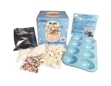 New Blue Hot Chocolate Bomb DIY Kit – Heat Sensitive, blue colour changing, makes 4!!