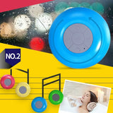 New BTS-06 Outdoor Portable Waterproof Mini Bluetooth Speaker Big Suction Cup, Teal Blue
