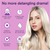New BOLD UNIQ Hair Brush Wet Hair Brush Curly Hair Brush Detangling Hair Brush Scalp Brush Convenient Hair Detangler Brush
