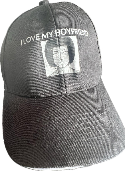 New Unisex Boyfriend Cap, Black, One Size, Velcro Closure