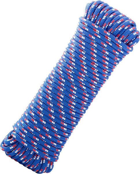 NEW Tuff Rope 3/8 in. x 100 ft Polypropylene Utility Rope, Blue
