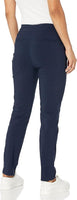 New Retails $40+ Briggs Womens New York Petite Cigarette Pant Dress Pants Navy Sz 8 Petite
