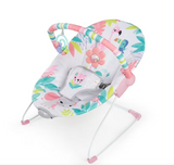 Like New Bright Starts Flamingo Vibes Vibrating Bouncer, 0-6 months