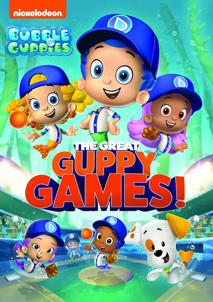 New Sealed Bubble Guppies: The Great Guppy Games DVD! This five episode DVD will be a hit with the kids!