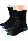 New Retails $25+ Buffalo Crew socks, assorted colours - 4 pairs Sz 7-12 Black, Grey, Multi