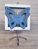 NEW Set of 2 Grasslands Road Decorative Metal and Wood Wall Hooks - Butterfly design