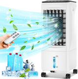 Light use Retails $180 Portable Air Conditioner, 2024 Upgrade 3-IN-1 Air Conditioner with 3 Speeds, 6L Evaporative Air Cooler w/7H Timer, 60°Oscillation, Remote Control Swamp Cooler Air Conditioner Portable for Room, Home
