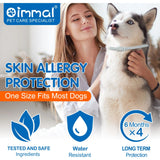 NEW Retails $70+, Sealed, Oimmal Dog Collar, 6*4 Months Protection, Anti-mosquitoes, 19inch Adjustable Collars, Waterproof, Natural Ingredients, 4 Collars, BB: 04/27
