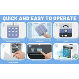 NEW Livhil Portable Air Conditioners Fan, Anti-leakage Water Mini Air Cooler with 3 Speeds, Personal Ice Air Conditioner for Room Desk Office Home Tent