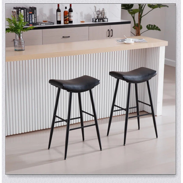 New Retails 440+ Assembled Wayfair Astoria Grand Set of 2 Calida counter stools, 30.7" Seat Height! Black! Ultra Soft & Comfortable! There are 2 sets on auction, only bid on both if you want both sets!