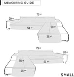 New Easy-Going L Shape Sectional Chaise Couch Cover Reversible Furniture Protector (Chaise, Camel/Camel) Retails $75+