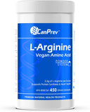 New sealed CanPrev L-Arginine Vegan Amino Acid Powder 450g 180-Servings - Supports Protein Synthesis & Heart Health - 2.5g L-Arginine Per Scoop - Enhances Athletic Performance & Energy - Pre-Workout Easy Mix BB: 2027