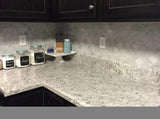 New SET OF 10 (12X12 SHEET) White Carrara Polished Lantern Marble Mosaic Tile, Covers 10 Sq. Ft!  Retails $340+