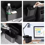 New 3Pcs Car trash can (with lid) contains 60 (300) garbage bags, small leak-proof