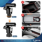 Retails $60+ Cup Holder Tray for Car, 2 in 1 Detachable Car Food Table Tray with Solid Base & Phone Slot,Car Cup Holder Expander with 360°Rotation Tray for Travel Road Essentials