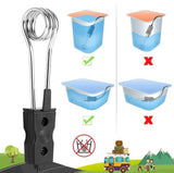 New Car Hot Water Heater - Instant Hot Water Submersible Immersion Heaters - Fast Heating Car Water Heaters with Battery Clips for Tea Coffee & Soup