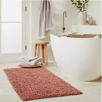 New Mélange Looped Bath Rug - Casaluna in Blush Sz 24" X 40" Retails $35+