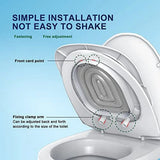 New Retails $47+ Cat Toilet Training Kit, Pet Supply, Strong Bearing Capacity, Removable Design, Reusable Cat Toilet Trainer and Shapes Toilets, Train Your Cat to Use Toilet(White & Grey)