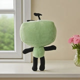 NEW 1pc Cute Plush Doll - Soft Green & Black Retro Plush with Expressive Eyes & Poseable Arms, Hugging Body Design, Filled Stuffed Animal Bedtime, Birthday & Christmas Gifts, Party Favors, Cozy Companion (Hand Wash Only) - Ideal &, Mini Teddy Bear