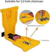 New EYBS Chainsaw Sharpener, Portable Chain Saw Blade Teeth Sharpener Fast-Sharpening Stone Grinder Tool