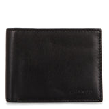 New Genuine Sheep Leather Bi-fold Wallet by Champs in Black! 18 Card slots, RFID Blocking