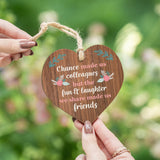 New Chance made us colleagues, colleague gift, gift for friend, retirement gift, friendship plaque, chance made us, friendship sign