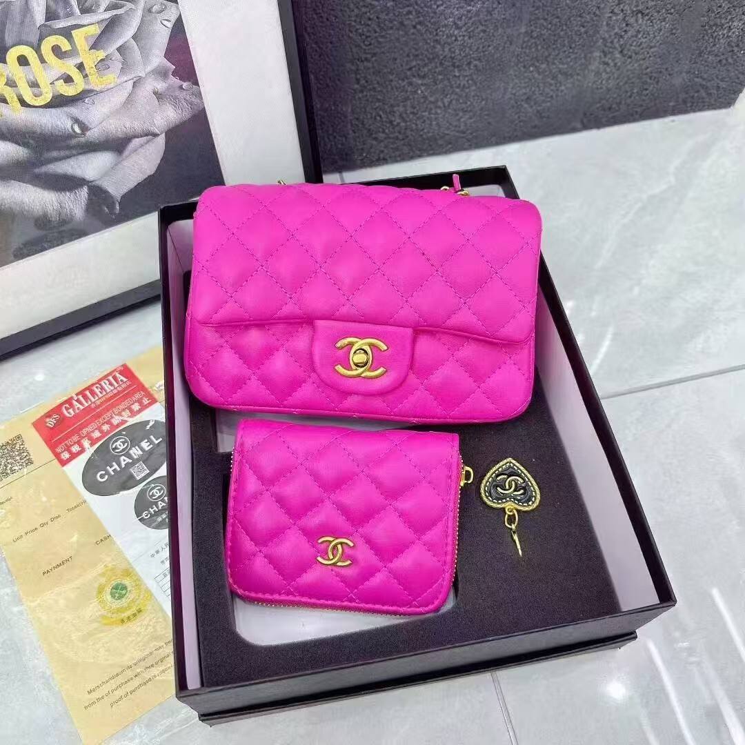 Inspired by bags set No.240613 2pcs one set ( box size 30*23*8cm ) 8 colours come with box Tax included