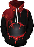 New Chaos World Men's Novelty Hoodie Realistic 3D Print Pullover Unisex Casual Sweatshirt Sz M