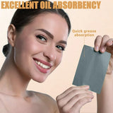 New Unisex 100 Pc Charcoal Oil Blotting Sheets! Mattify shiny, greasy skin in a instant without smudging makeup