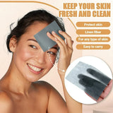 New Unisex 100 Pc Charcoal Oil Blotting Sheets! Mattify shiny, greasy skin in a instant without smudging makeup