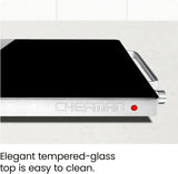 New in box! Chefman Compact Glasstop Warming Tray with Adjustable Temperature Control, Perfect for Buffets, Restaurants, Parties, Events, Home Dinners and Travel, Mini 15x12 Inch Surface, Keeps Food Hot, Black
