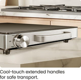 New in box! Chefman Compact Glasstop Warming Tray with Adjustable Temperature Control, Perfect for Buffets, Restaurants, Parties, Events, Home Dinners and Travel, Mini 15x12 Inch Surface, Keeps Food Hot, Black