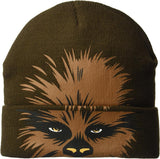 NEW Star Wars Chewbacca Flip-Down Beanie - One Size, Flip down cuff design to protect your face from the cold when things get chilly