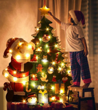 NEW Retails $45 SAPINOU - MONTESSORI CHRISTMAS TREE FELT WITH FELT VELCRO ACCESSORIES