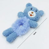 NEW 2pcs Super Cute Plush Hair Ties With Personalized Cartoon Ma Bun Design